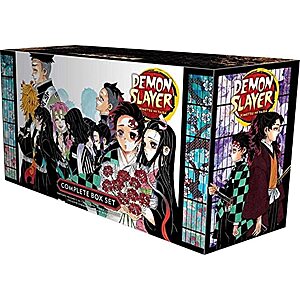 Demon Slayer Complete Box Set: Includes volumes 1-23 with premium (Demon Slayer: Kimetsu no Yaiba) - $109.59 + F/S - Amazon