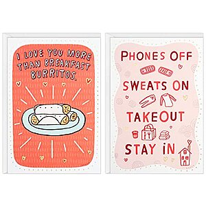 Hallmark Shoebox Pack of 2 Funny Love or Friendship Cards - $4.52 - Amazon