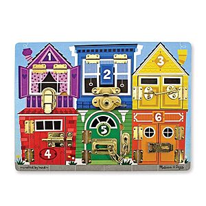 Melissa & Doug Latches Wooden Activity Board $11.60 + Free Shipping w/ Prime or $25+