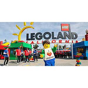 Legoland CA Kids Go Free Offer: 1 Day Hopper or 2-Day Hopper/Overnight Stay with Adult Paid - Expires December 24, 2022