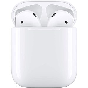 $109.99 (after in cart coupon) Apple AirPods with Wired Charging Case at Amazon