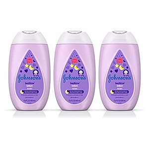 3-Pack 13.6-Oz Johnson's Moisturizing Bedtime Hypoallergenic Baby Lotion Skin Care $5.22 w/ S&S + Free Shipping w/ Prime or on $25+
