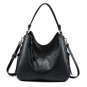 Realer Stylish Vegan Hobo Bag With Tassel For $19 (Was $40) + FREE Shipping