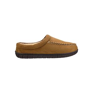 Dockers: Extra 30% Off: Microsuede Rugged Clog Slippers (Black or Tan) $10.50 & More + Free S&H