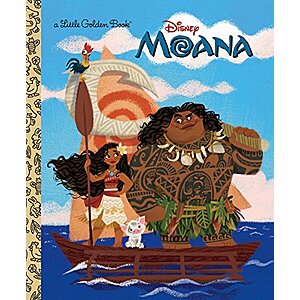 Disney Moana Little Golden Book (Hardcover) $1.90