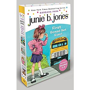 4-Pack Junie B. Jones's First Boxed Set Ever (Books 1-4) $8.25 & More
