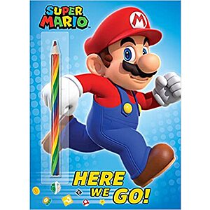 Here We Go! (Nintendo) Super Mario (Paperback Activity Book) $3.45 + Free Store Pickup