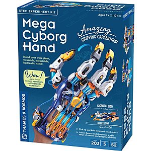 Thames & Kosmos Mega Cyborg Hand STEM Experiment Kit $21 + Free Store Pickup