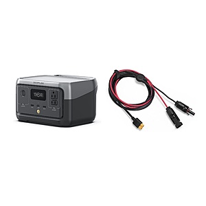 EcoFlow River 2 256Wh LiFePO4 Portable Power Station + Solar Charge Cable $185.10 + Free Shipping