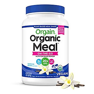 2.01-Lb Vegan Organic Meal Replacement Protein Powder (Vanilla Bean) $18.84 w/ S&S + Free Shipping w/ Prime or on $25+