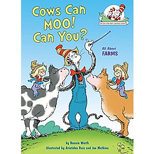 Children's Hardcover: Cows Can Moo! Can You?: All About Farms now $3.20. + Free Shipping w/Prime or $25+