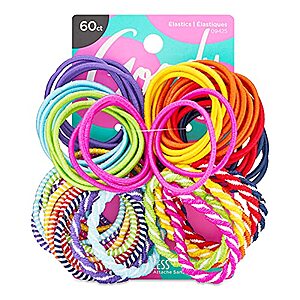 60-Count Goody Ouchless Elastic Hair Ties (Assorted) $2.95 ($0.05 each) w/ S&S + Free Shipping w/ Prime or on $25+