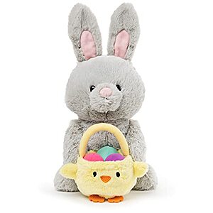 10" GUND Easter Bunny w/ Basket (Gray) $13.49 + Free Shipping w/ Prime or Orders $25+
