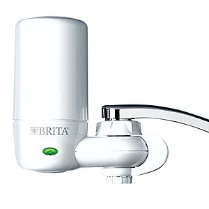 Brita Complete Faucet Mount Water Filtration System Filter for Sink Tap Water $14.79 + Free Shipping w/ Prime or Orders $25+