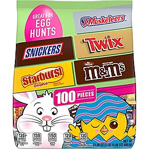 100-Piece Mars Chocolate Assorted Easter Candy $11 + Free Shipping for Prime Members or Orders $25+