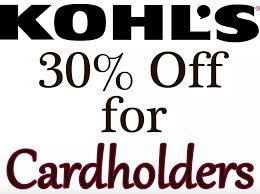 Kohl's Charge Cardholders: 30% Off + 15% off additional Home items + $10 Kohls cash for every $50