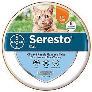 SERESTO Flea & Tick Collar for Cats, 1 Collar (8-mos. supply) - $27.00