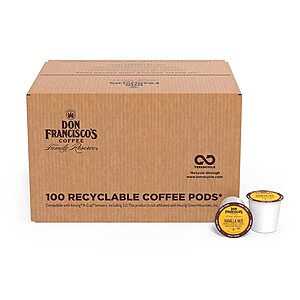 100-Count Don Francisco's Vanilla Nut Flavored Medium Roast Coffee Pods $27.75 w/ S&S + Free S&H