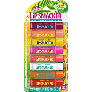 8-Pack Lip Smacker Tropic Fever Lip Balms (8 Flavors) $5.70 w/ Subscribe & Save