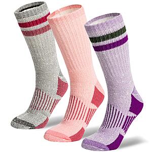 Amazon.com: Womens Merino Wool Socks Formal, Casual, Thermal, Hiking or Boot Socks 3 Pairs Mix : Clothing, Shoes $5.21