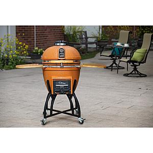 Kamado Professional Ceramic Charcoal Grill with Grill Cover (Red, Orange, Toupe, White) Free Shipping $594.15